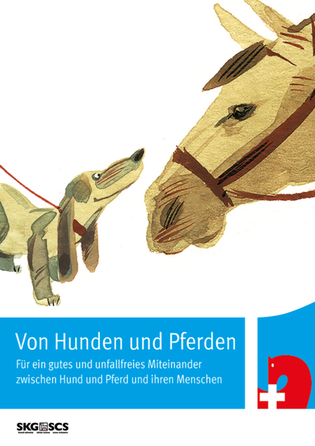 Titelbild der Broschüre Pferd und Hund