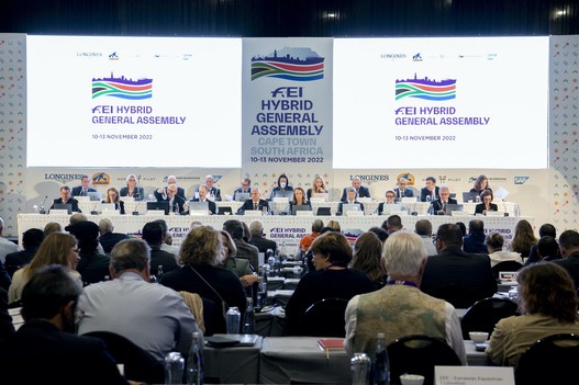 Assemblée générale de la FEI 2022 au Cap. | © FEI
