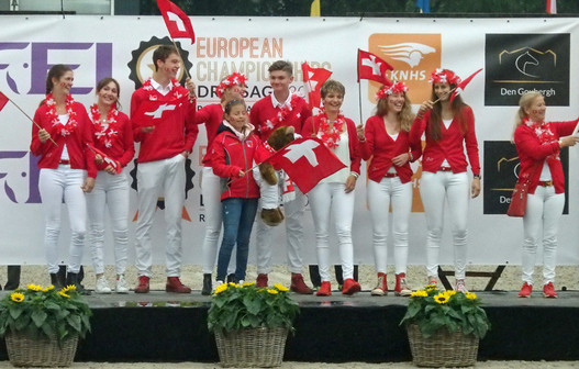 Die Schweizer Equipe an der EM in Roosendaal 2017