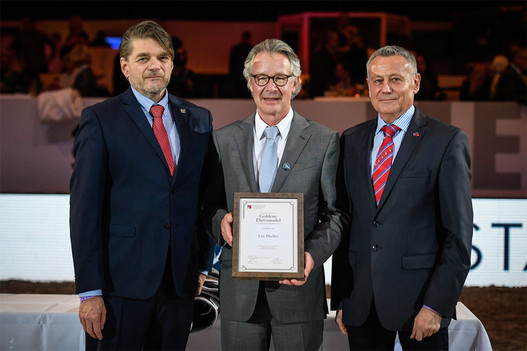 Goldene Ehrennadel des SVPS für Rolf und Urs Theiler