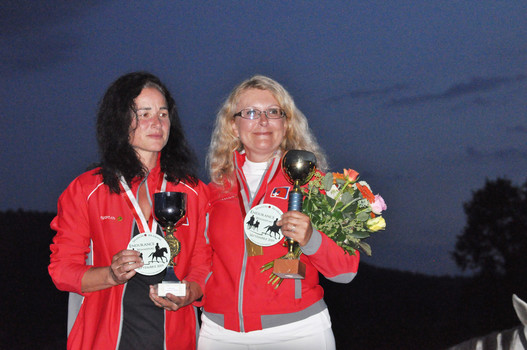 La championne suisse 2019 Florence Bertrand (à droite)et la vice-championne suisse Renata Vielhauer (Photo: C.A. Spitz)