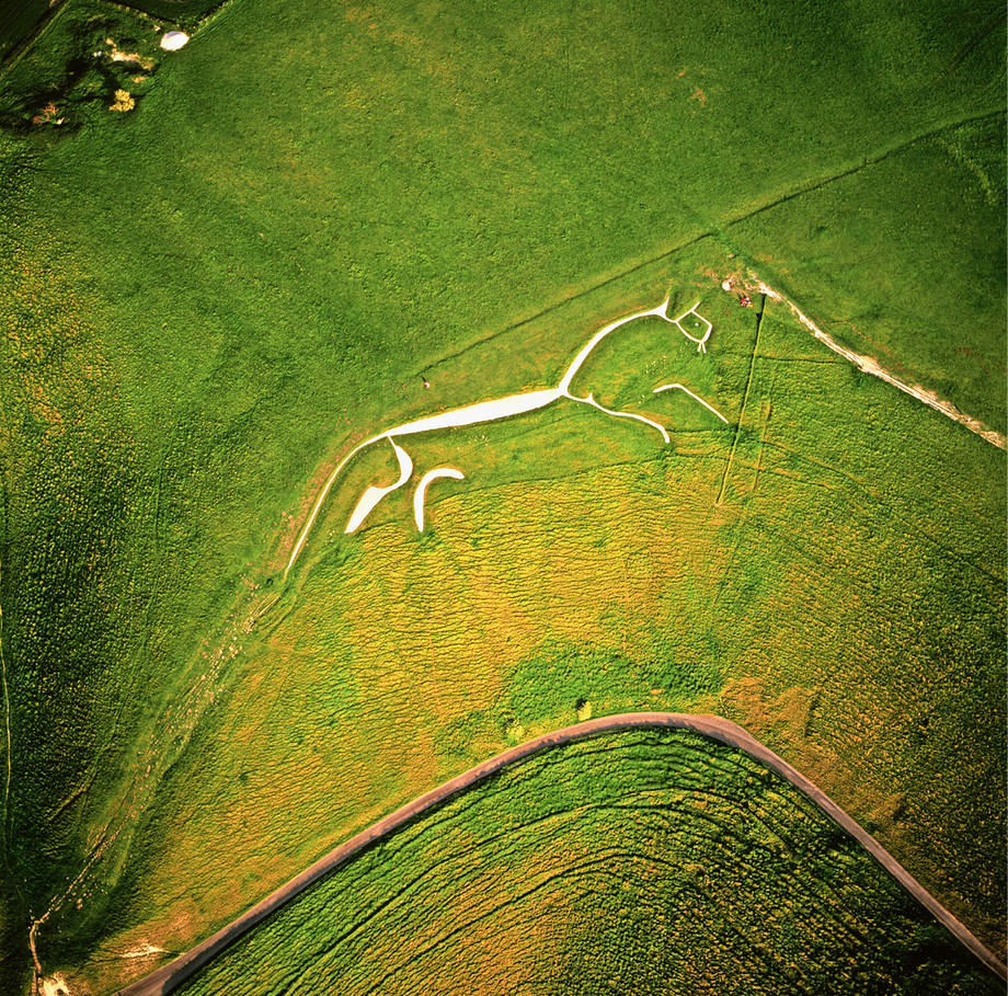 Oxfordshire blickt auf eine Jahrtausende alte Pferdetradition zurück, wie das Scharrbild «Uffington White Horse» beweist, das auf die Zeit um 1000 v. Chr. datiert wird. (Foto: Imago/Ardea)