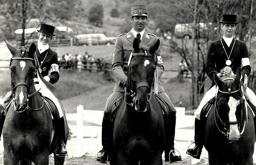 Christine Stückelberger et Granat ont marqué le sport suisse de dressage durant les années 1970 et 1980. En 1976, le couple est devenu champion olympique à Montréal et il a aussi remporté l’argent olympique avec l’équipe composée également d’Ulrich Lehmann et de Doris Ramseier. (Photo: Roland von Siebenthal/FSSE)